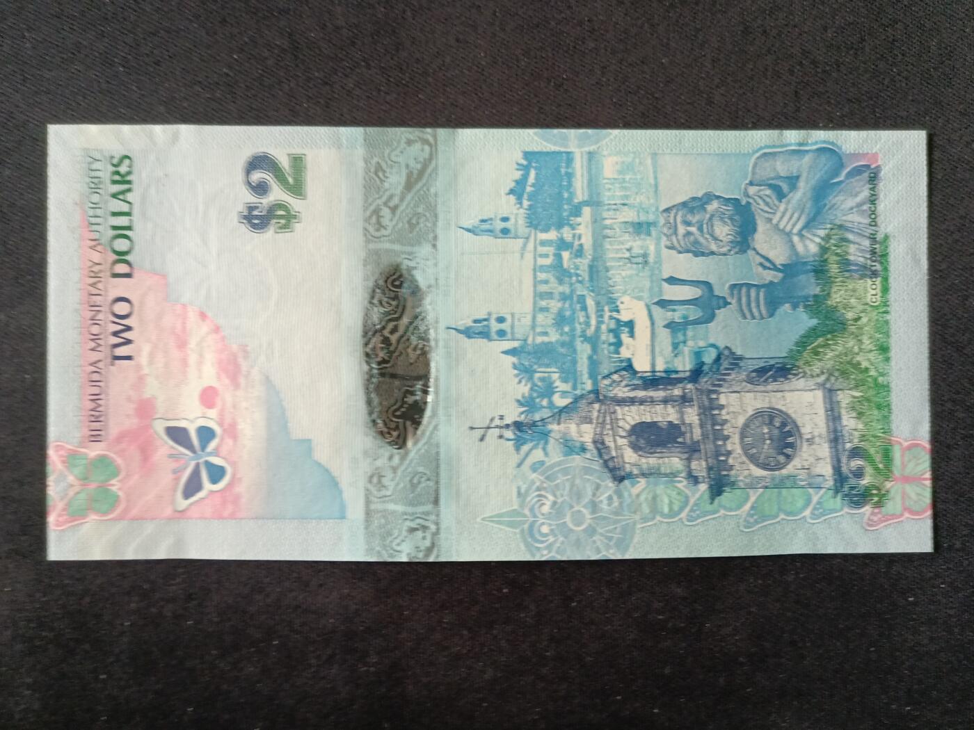 【游宝包邮场】蛇年第104期  百慕大-2元【2009年 全新UNC】