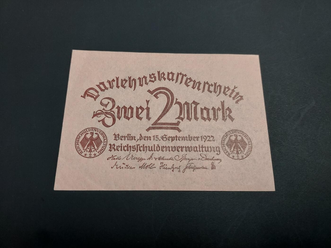 博彦收藏   1月10日 8点 钱币专场 全场包邮 1922德国地区纸币 UNC 95品
