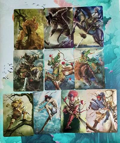 龙虎卡牌-七零场，2026首场，全场包邮！！（无佣金，周六结拍，欢迎送拍） - 光雕卡10张全 燎原水浒 第二弹人物一套