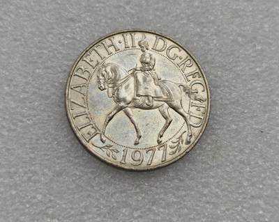 瓶子🏺第223期拍卖会 -  1977年英国伊丽莎白女王登基纪念克朗币