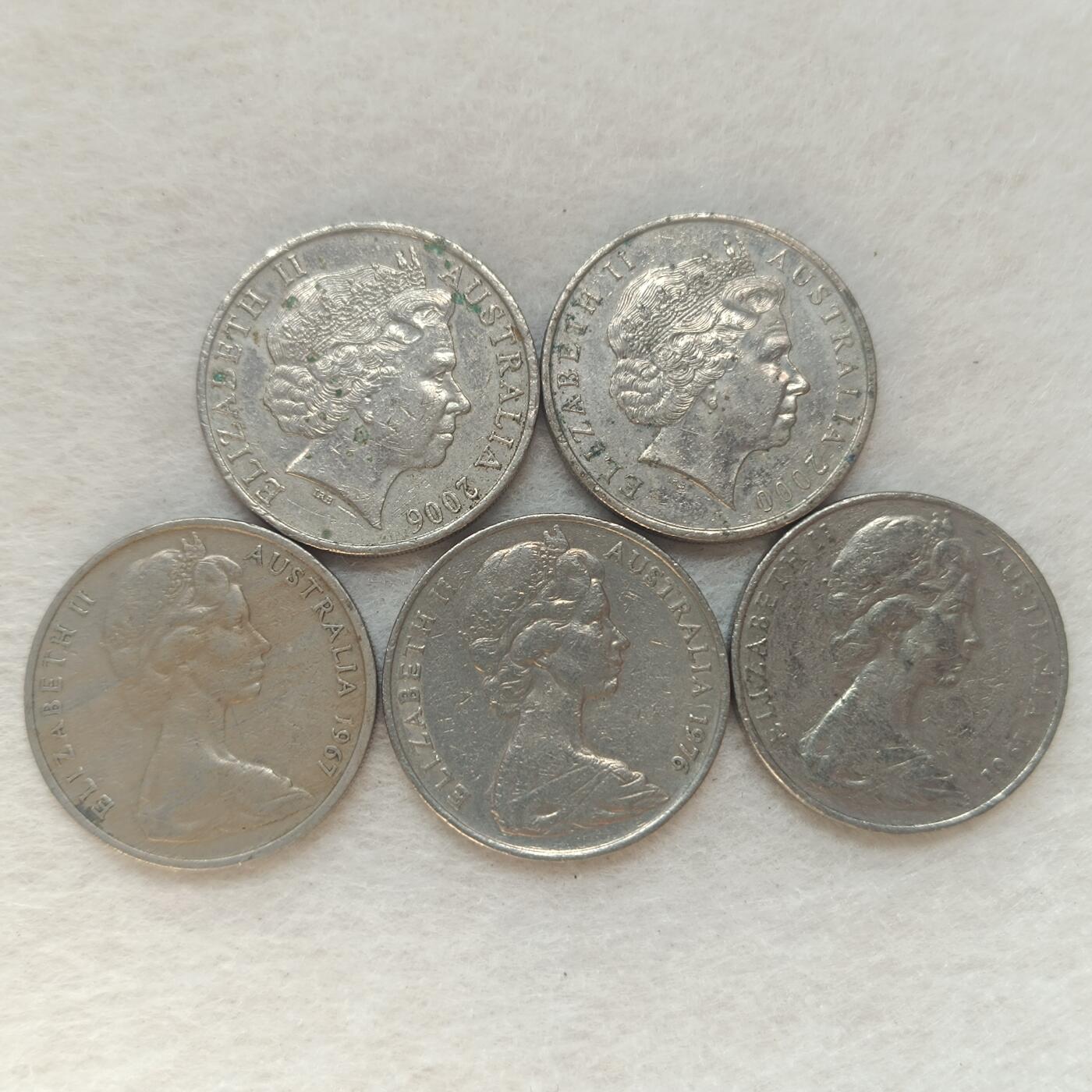 君烨收藏 0元起拍 散币场 每天一场 可留存 第21场 周日发货 15澳大利亚20分