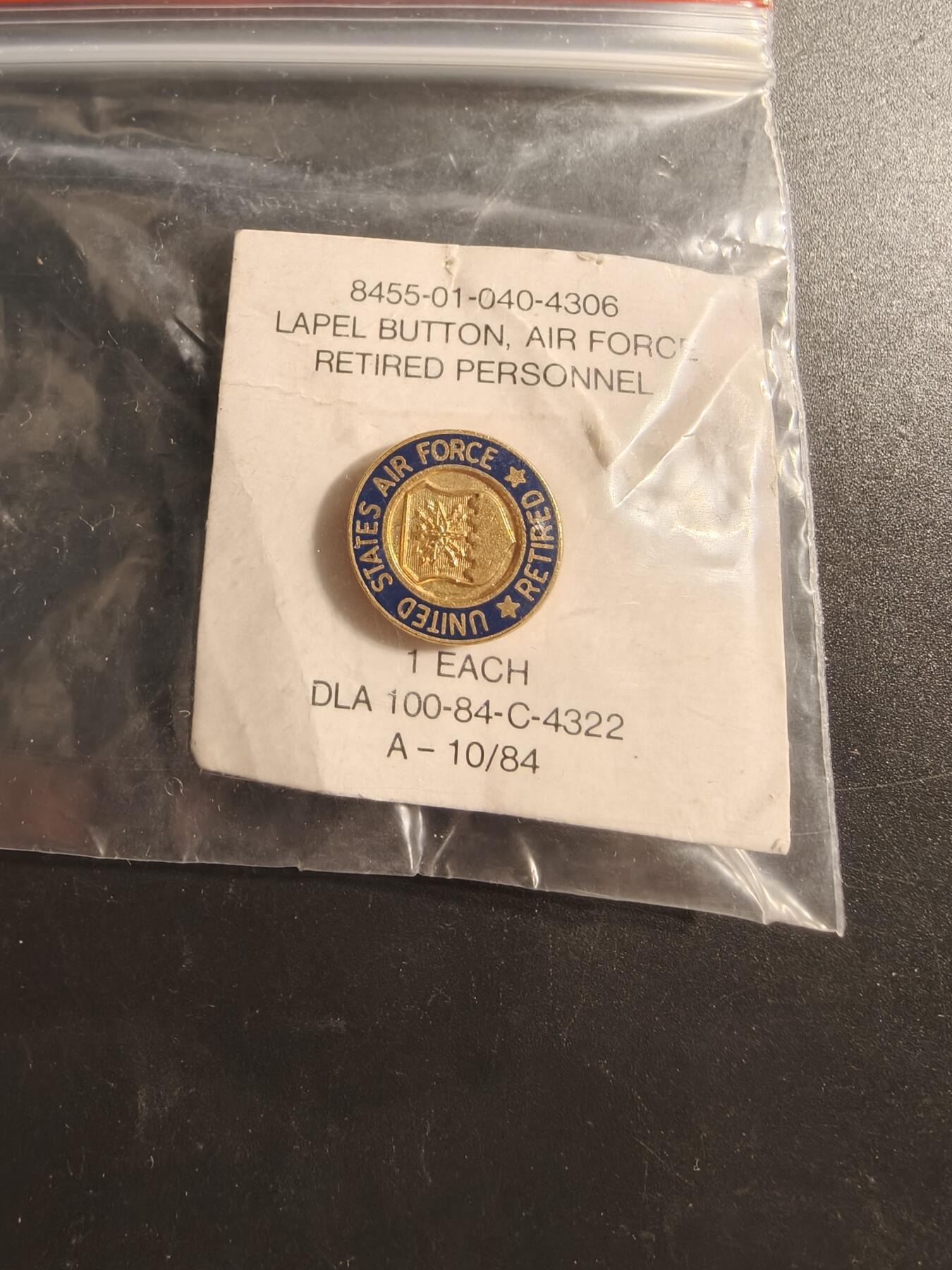 老王徽章第173期 美国空军退役军人协会证章