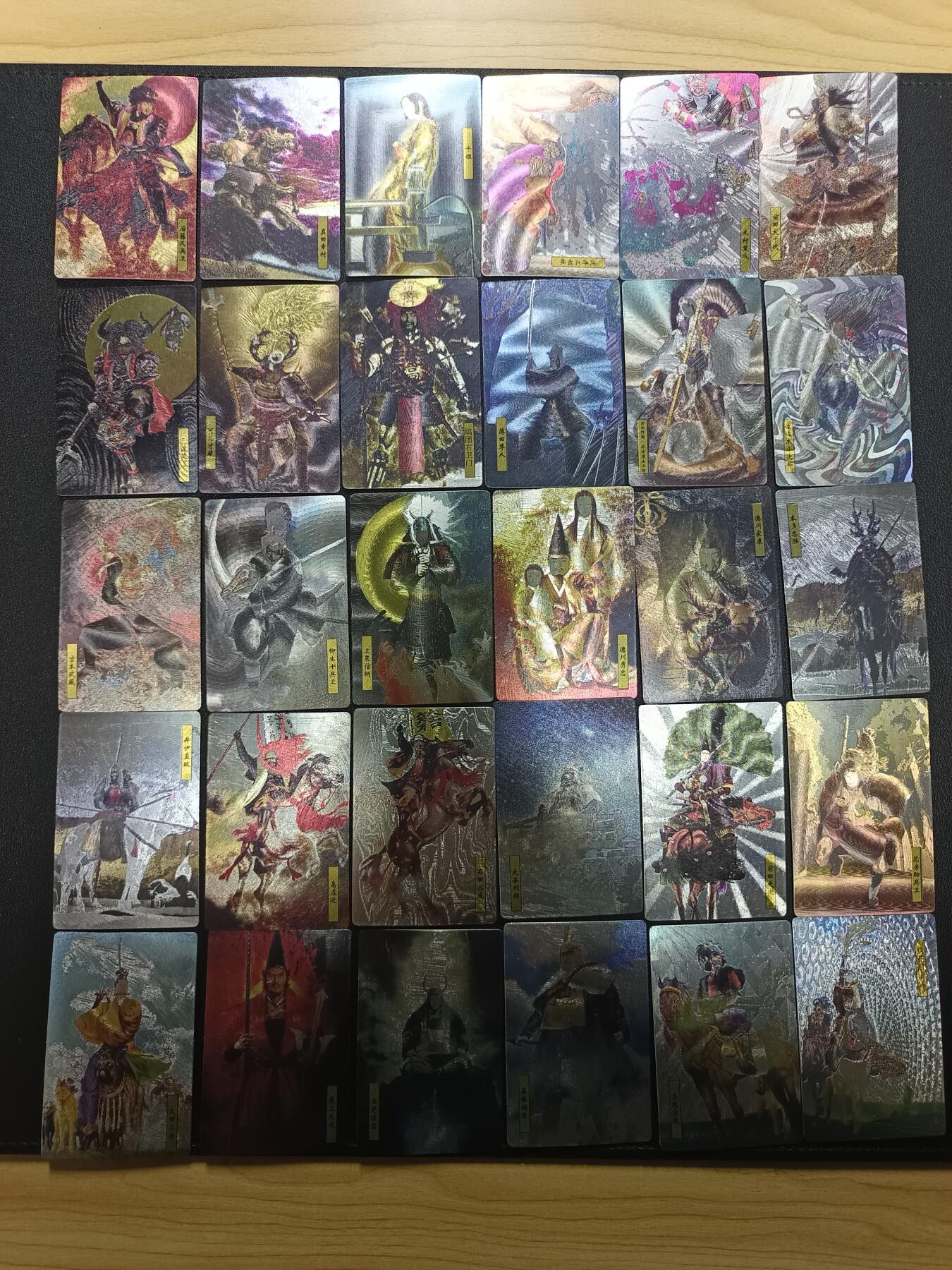 天玑星卡拍第157期《1.5周一截拍》持续收拍收评中 满赠卡需备注 大圣卡通 战国武将绘卷 72张 小卡