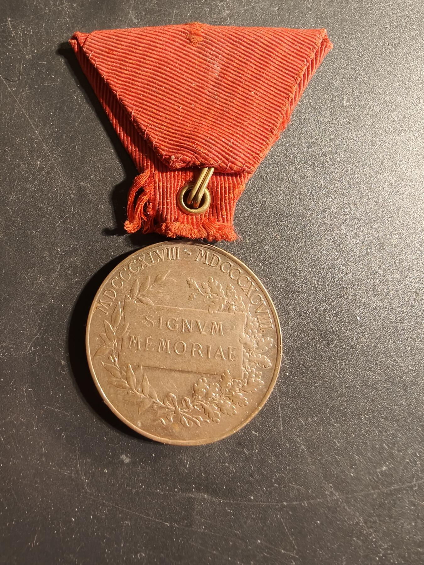 老王徽章第173期 奥匈帝国弗朗茨加冕50周年纪念章