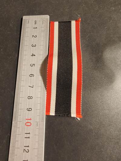 老王徽章第173期 - 德三战功绶带    9.5cm