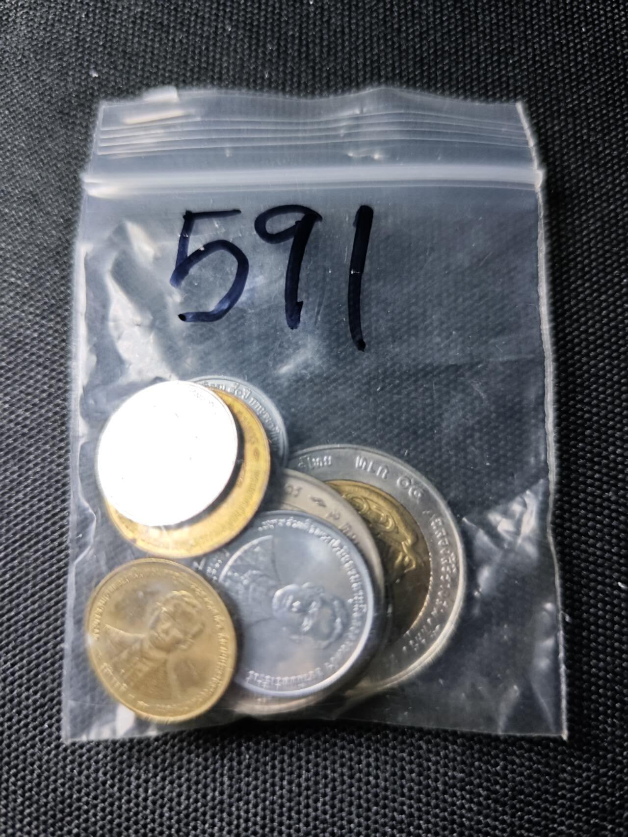 KK钱币收藏小铺 《套币 好品/批量散币专场》  2月预留时间 周末发货  泰国纪念币大小面值一套 好品