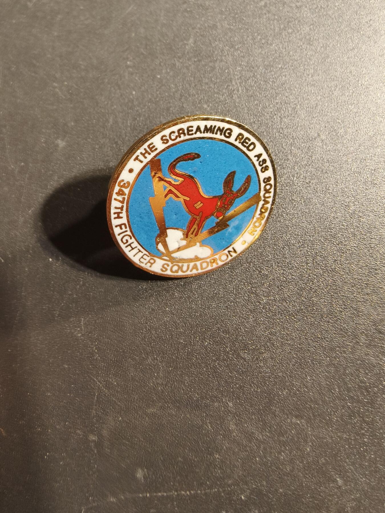 老王徽章第173期 美国空军第347战斗机中队证章