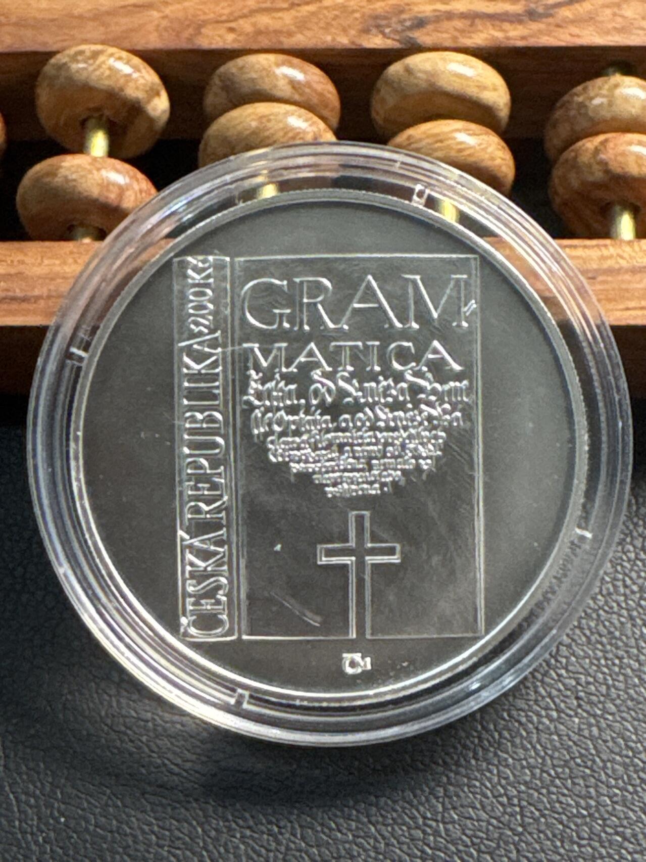 ❤️【币观天下】❤️ 第337期钱币拍卖- 2026.1.2周五晚上6点半场-长期征集拍品 捷克2023年扬·布拉霍斯拉夫诞辰500周年纪念银币13克925银