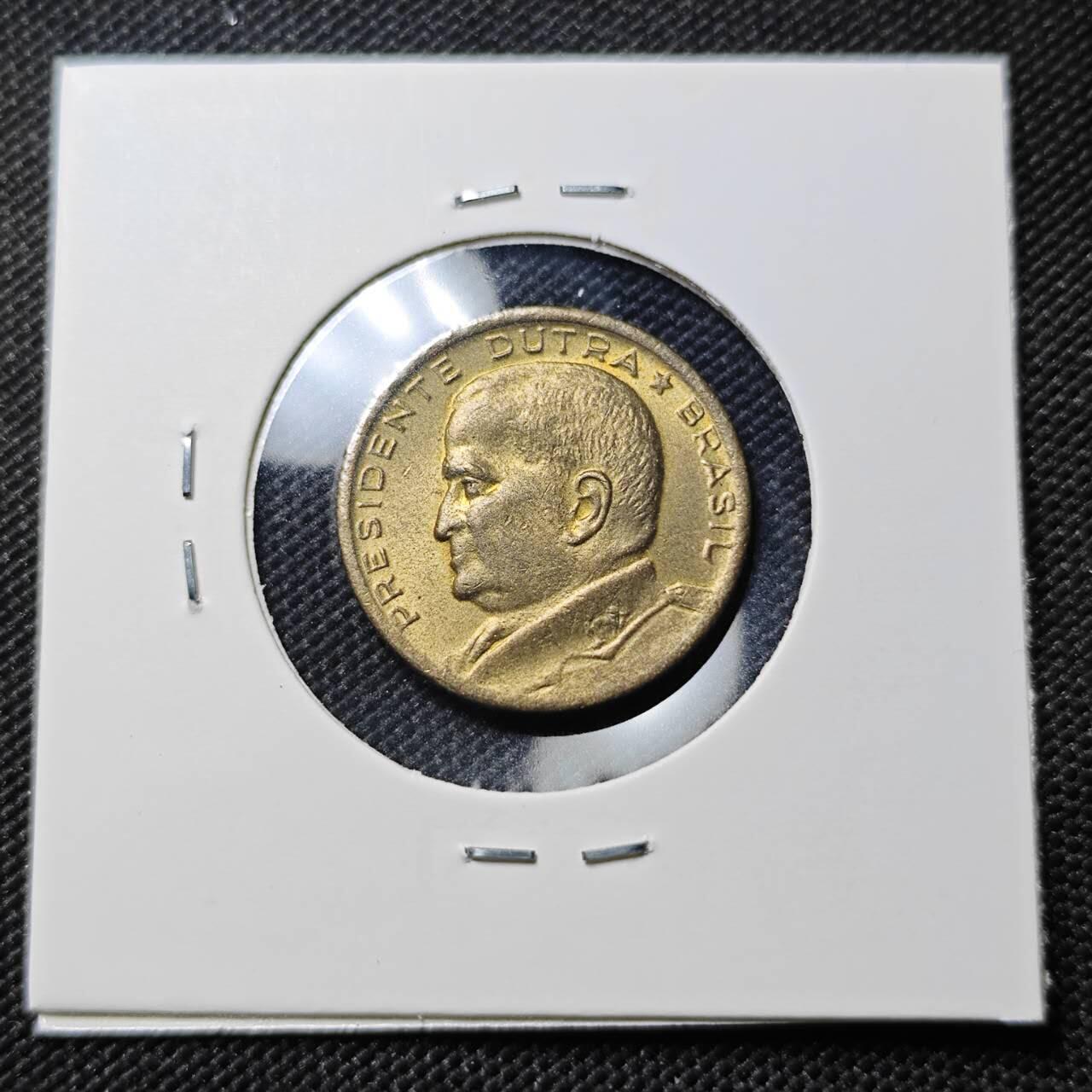 KK钱币收藏小铺 《套币 好品/批量散币专场》  2月预留时间 周末发货  1955巴西50分 好品