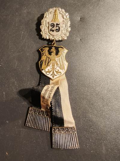 老王徽章第173期 - 普鲁士老兵协会25周年服务奖章