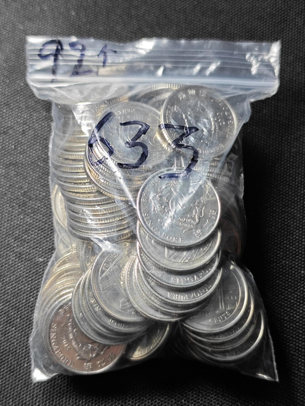 KK钱币收藏小铺 《套币 好品/批量散币专场》  2月预留时间 周末发货  新加坡20分93枚一组