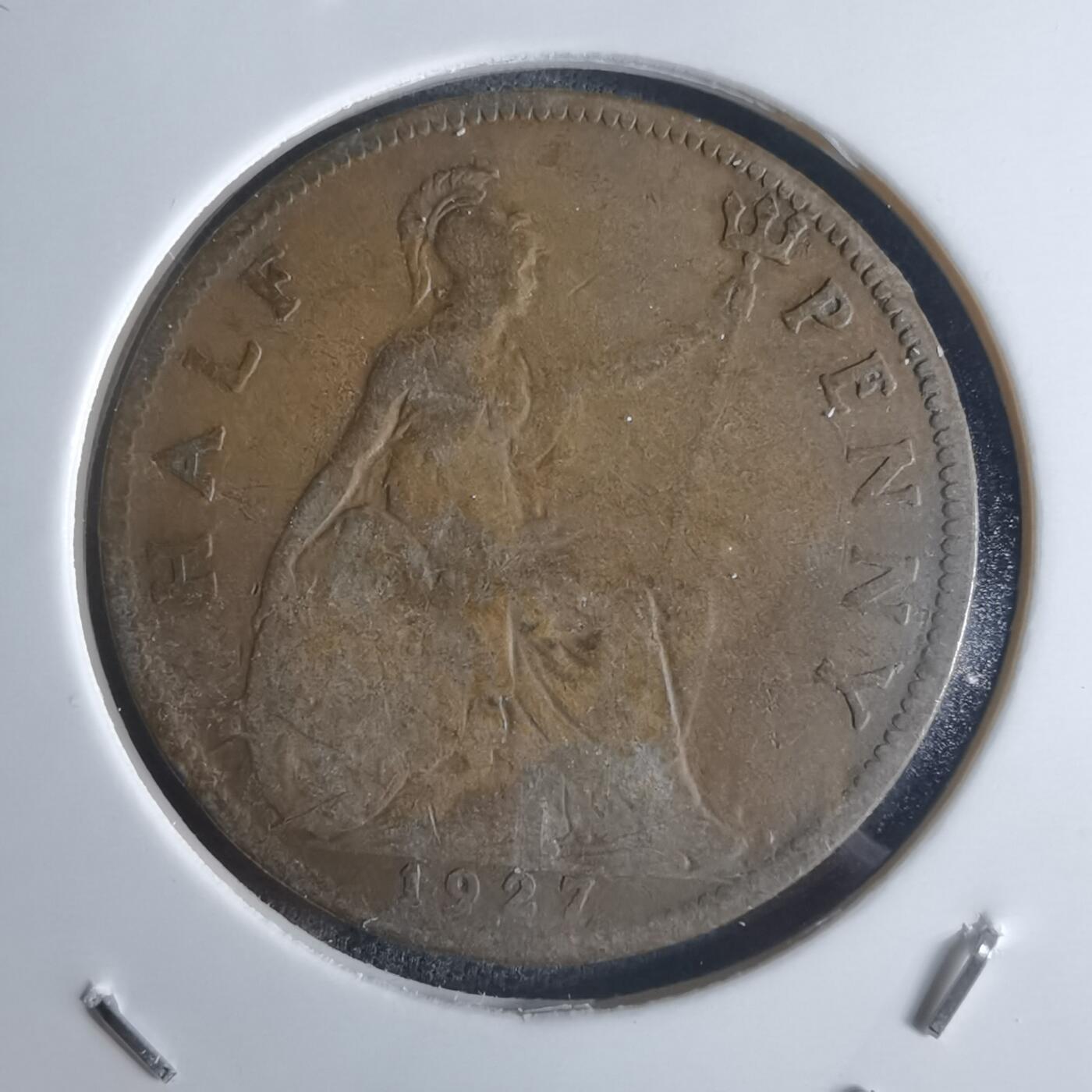 沼泽如烟--第951场 英国1927年半便士