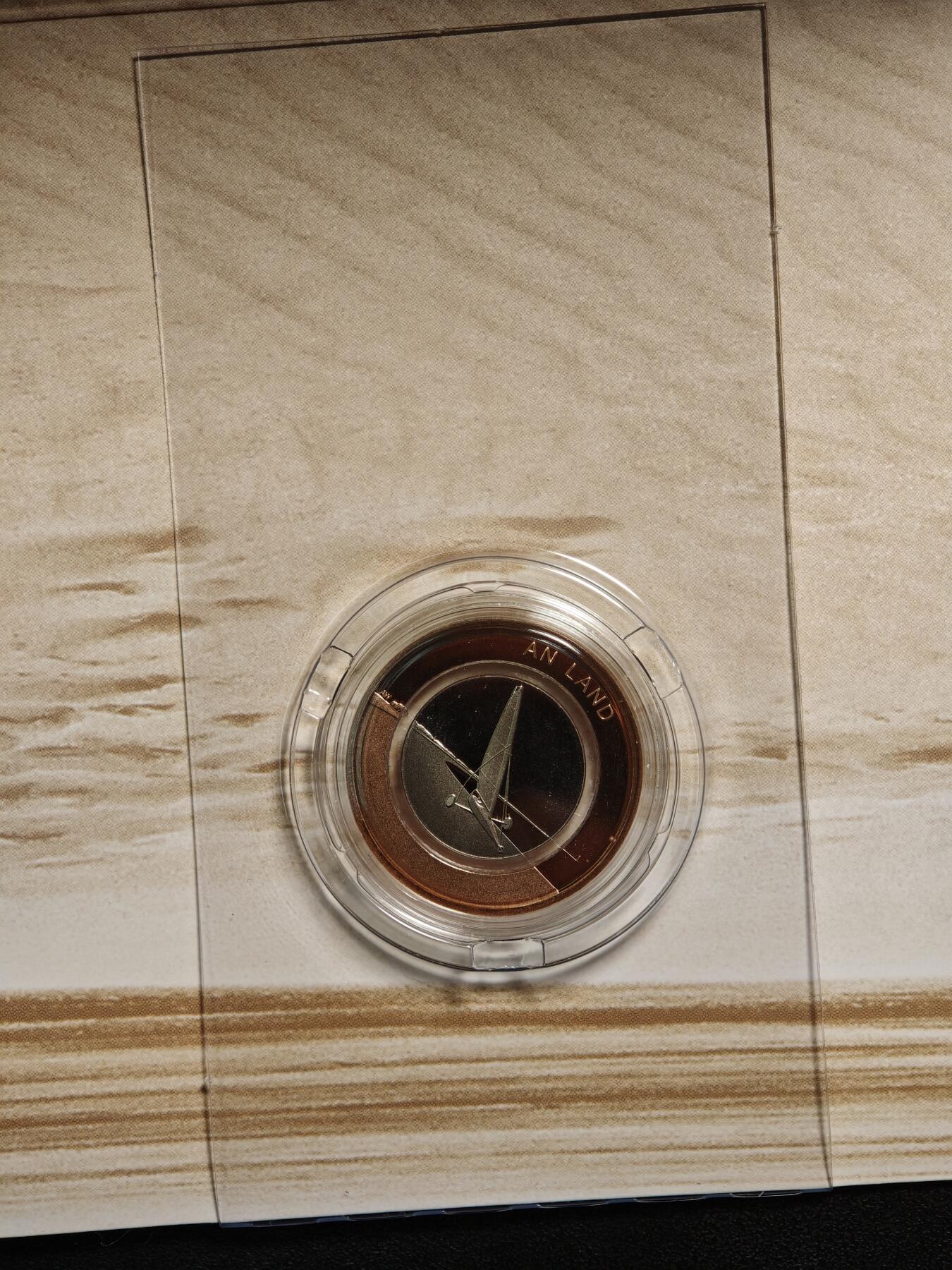 【德藏】世界币章拍卖第160期  2020年 德国滑翔机聚合环10欧元镍币 原册 直径约：28.75mm；重约：9.8g