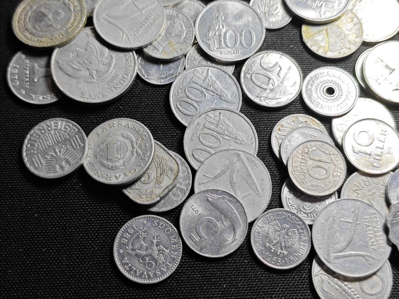 KK钱币收藏小铺 《套币 好品/批量散币专场》  2月预留时间 周末发货  各国各面值铝币一组100枚！