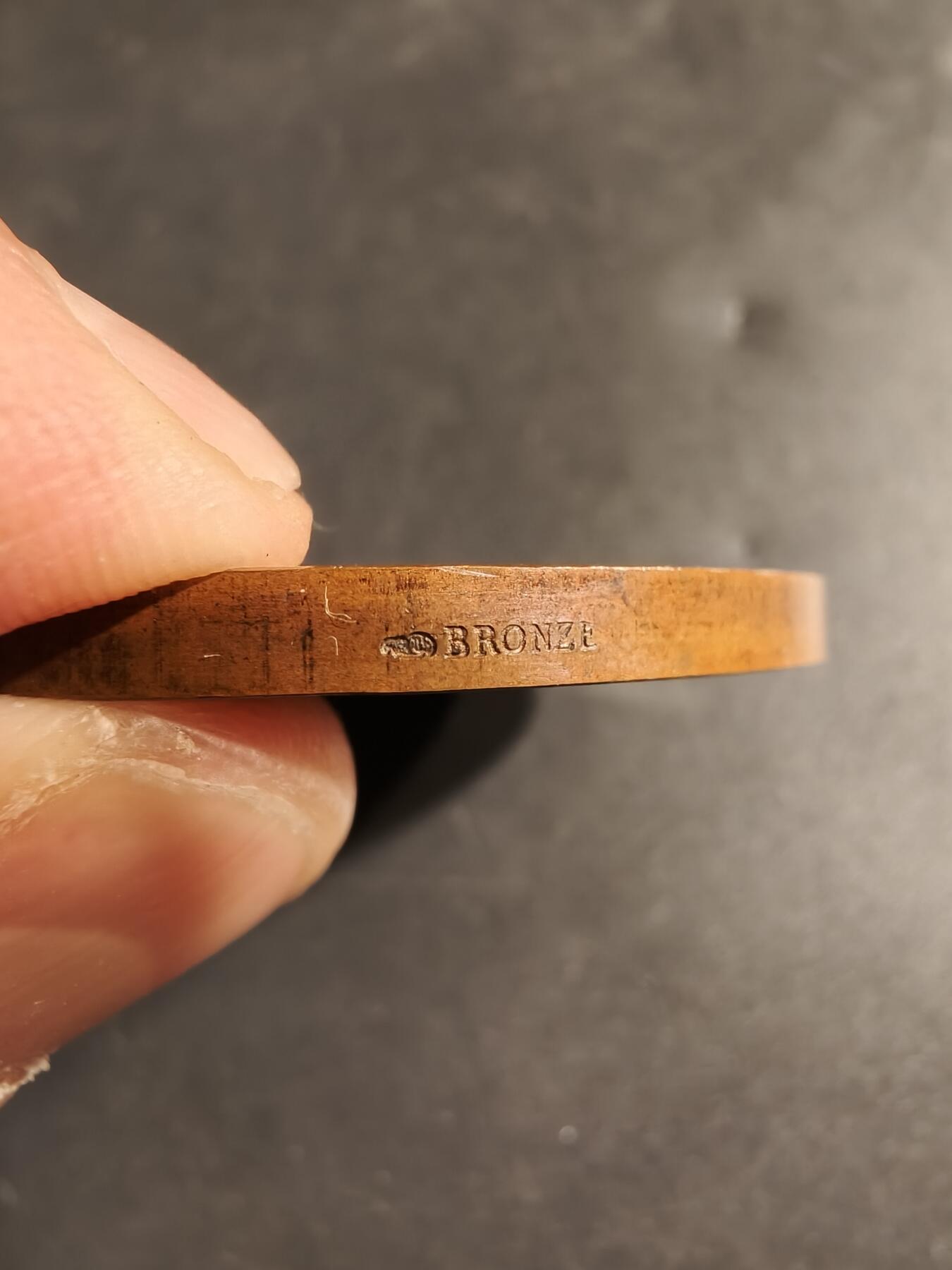 老王徽章第173期 法国1858年巴黎帆船俱乐部大铜章    Cuivre铜标    直径50mm     重量63.4g