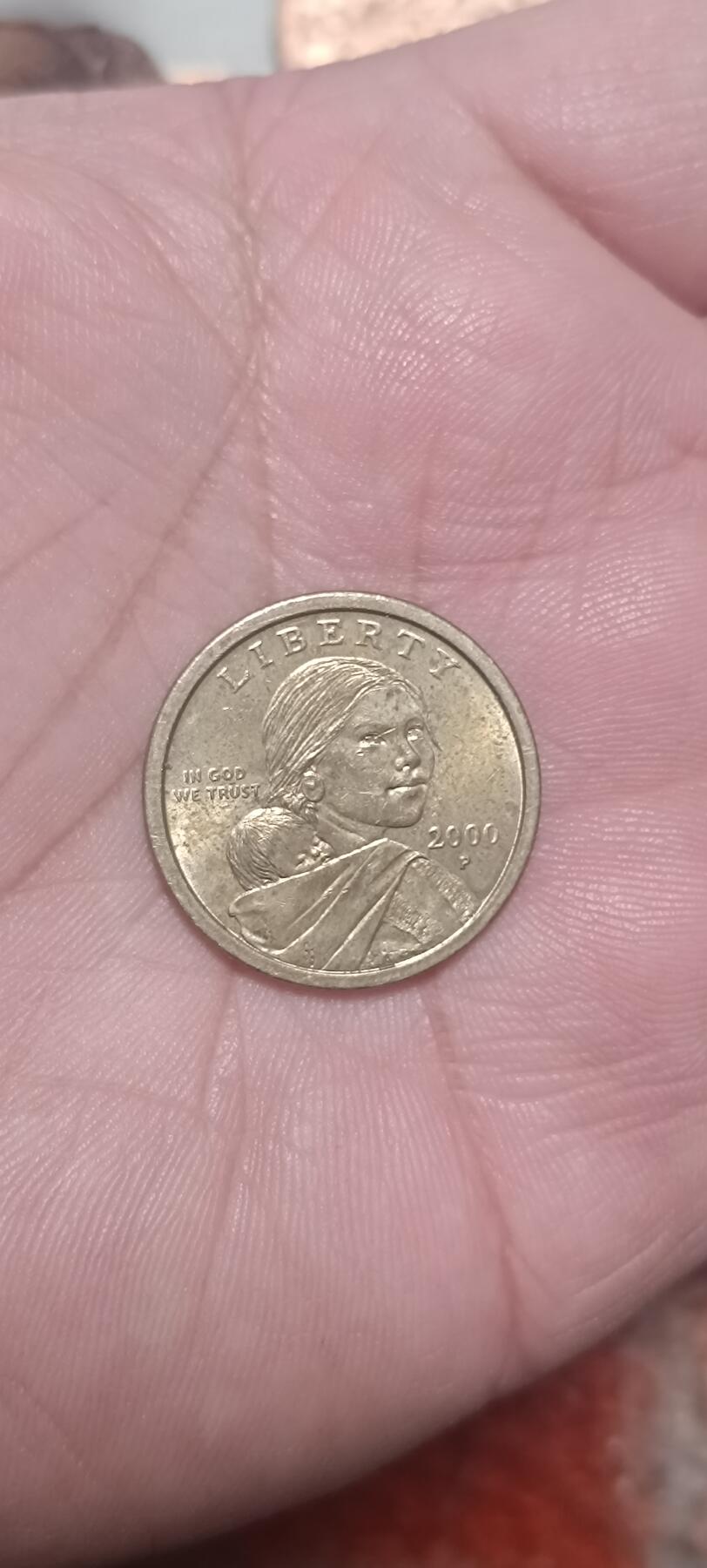 万国钱币阁第一场【元旦场】 美国原住民1美元