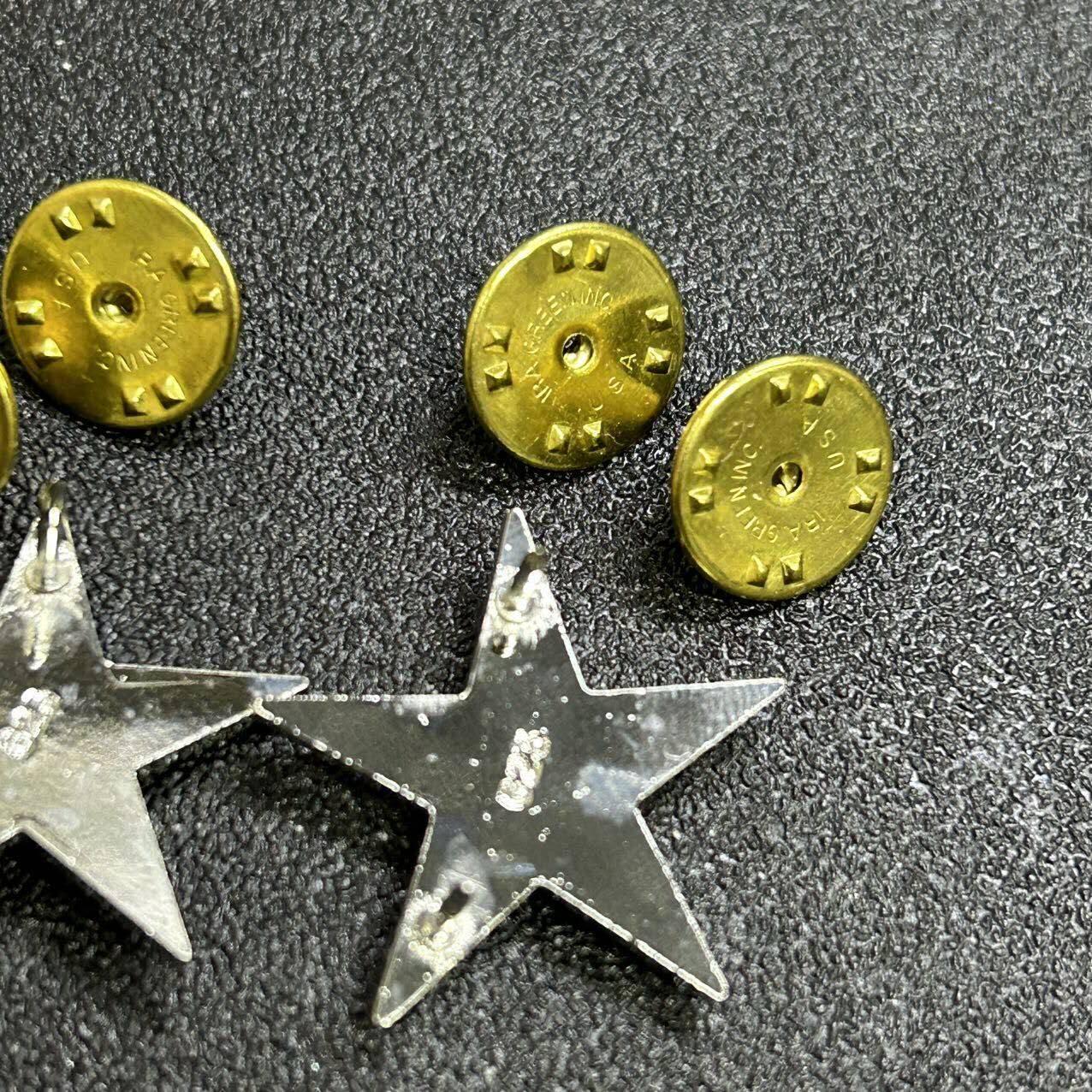 西秦中古拍卖第七十一期 美军将星两只，常服礼服用标准尺寸，官方工厂版本，带厂标