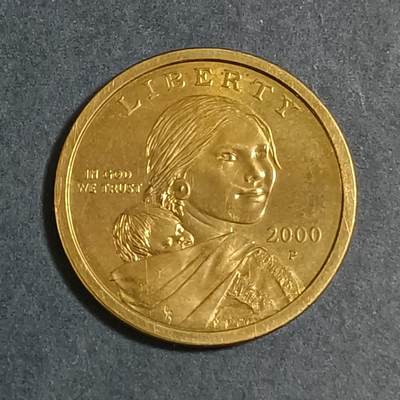 【游宝包邮场】蛇年第104期  - 美国-1美元 2000年