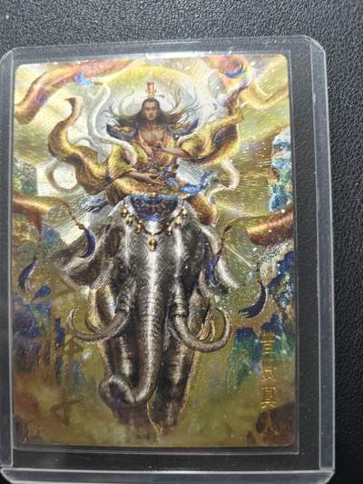 天玑星卡拍第157期《1.5周一截拍》持续收拍收评中 满赠卡需备注 - 【亲签卡】卡德曼 杆子 封神演义 普贤真人 红编010/030 粗闪