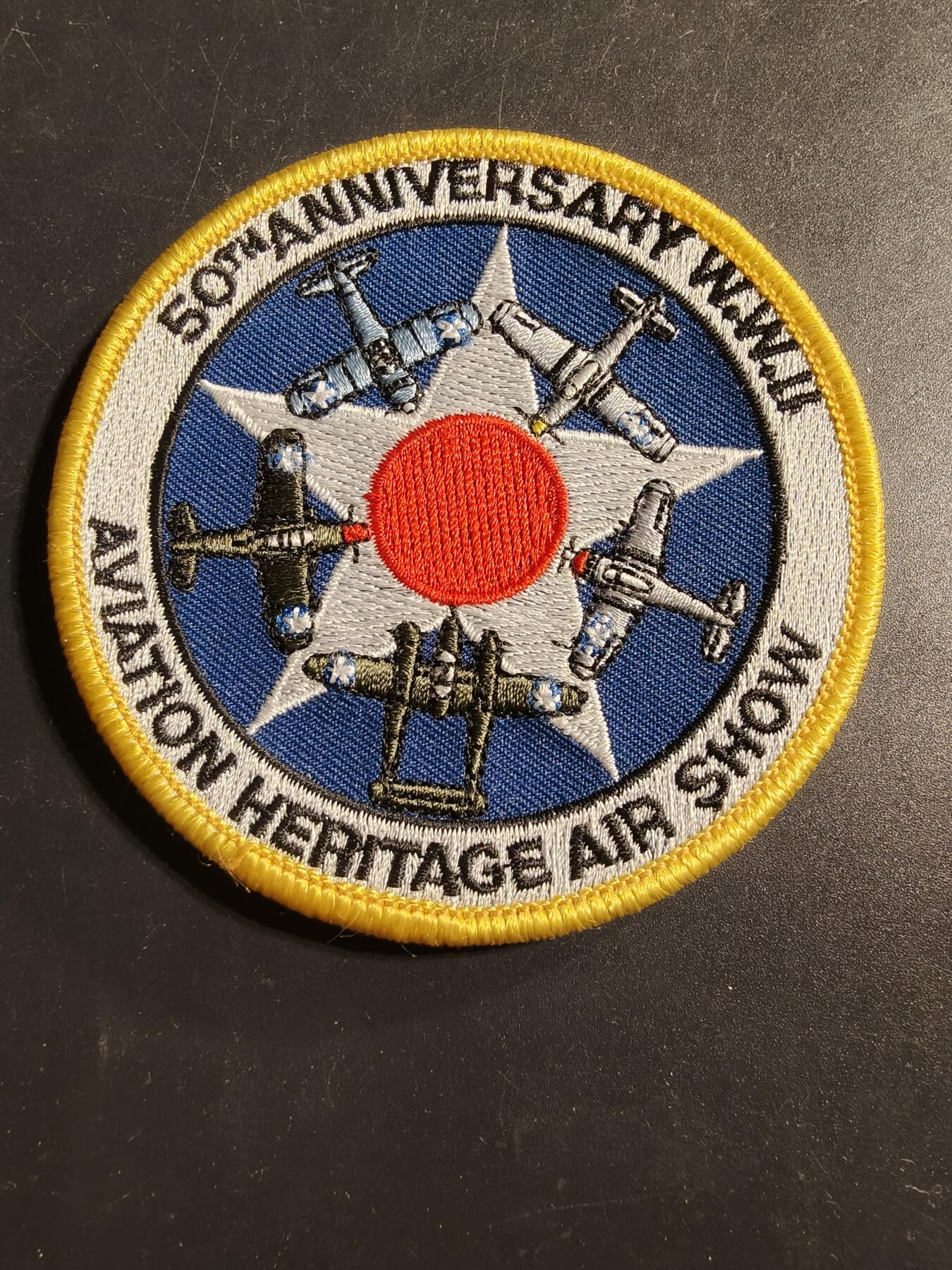 老王徽章第173期 美国二战胜利50周年航空遗产航展臂章