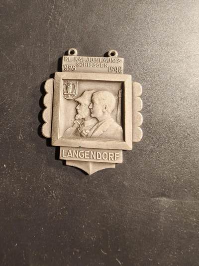 老王徽章第173期 - 瑞士朗根多夫1898-1948年射击俱乐部周年纪念章