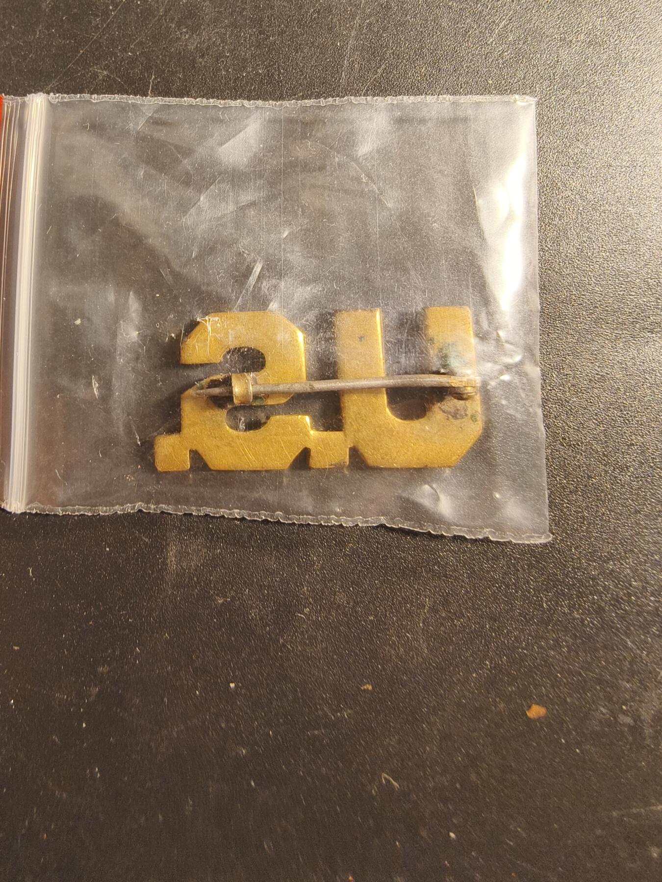 老王徽章第173期 美国陆军领章   二战时期横针版