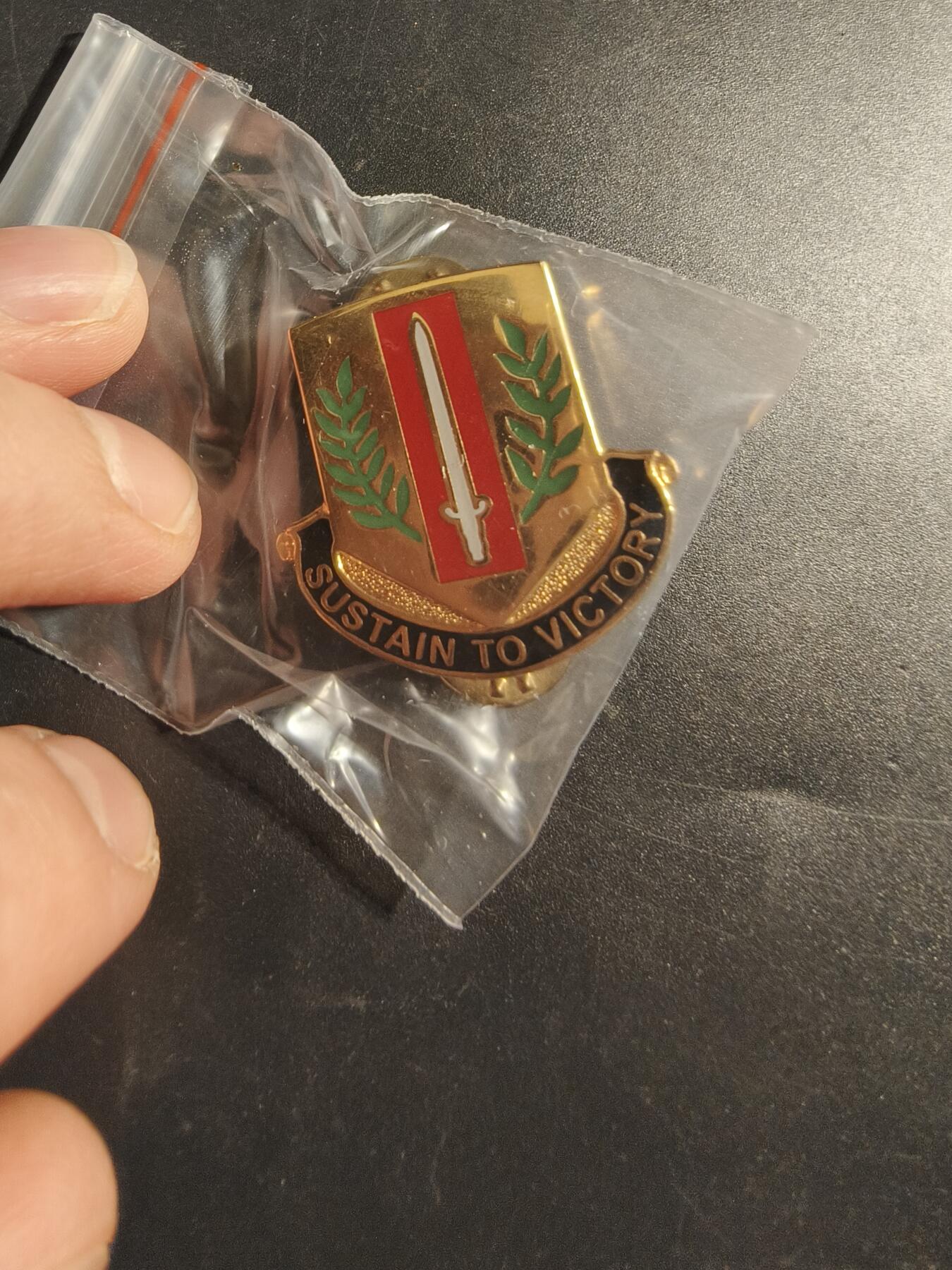 老王徽章第173期 美国陆军第1保障旅证章
