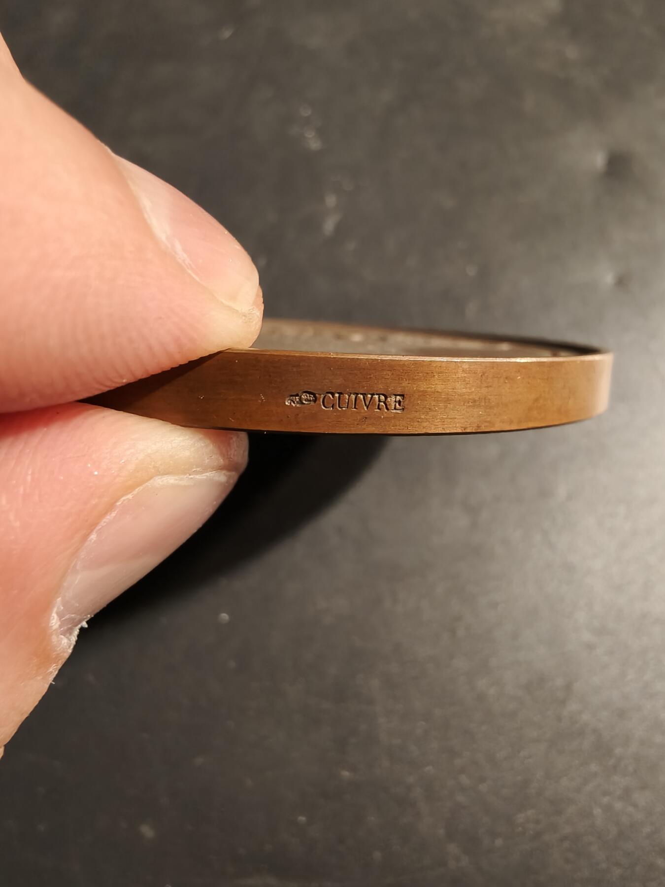 老王徽章第173期 摩纳哥赛艇协会成立大铜章     原盒    Cuivre铜标     直径59mm    重量86.7g