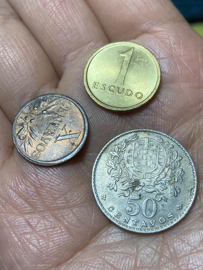 2026年第二场(总第一百七十一场）外国好品散币场(免佣金) - 葡萄牙🇵🇹3枚：1943年10分(稀少早期年份)，1984年1埃斯库多，1961年50分