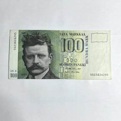 各国外币第106期 无佣金 - 芬兰100马克尾95 （签名2）