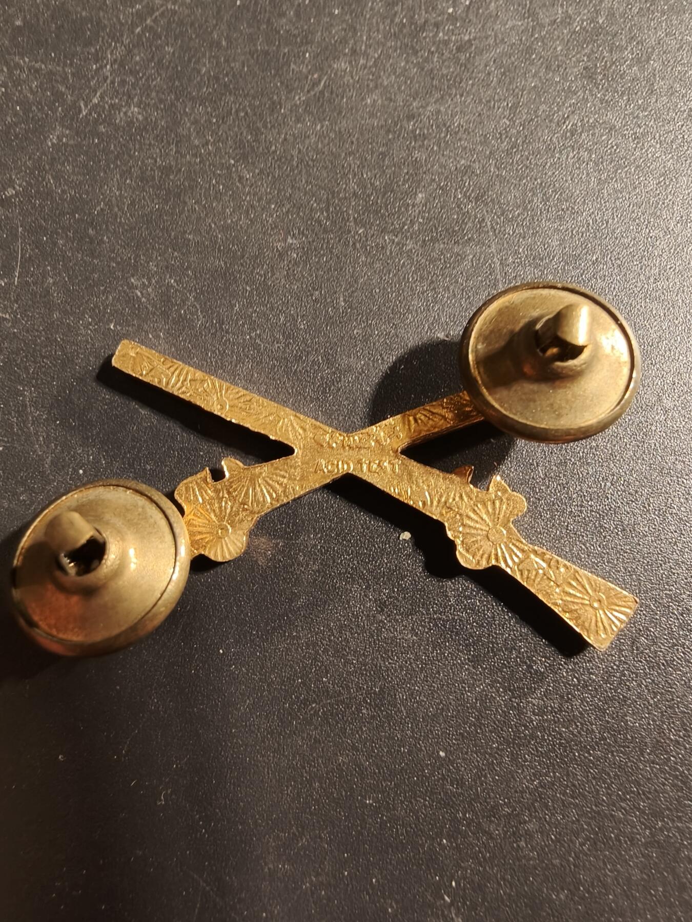 老王徽章第173期 美国步兵领章    早期版    Gemsco厂标