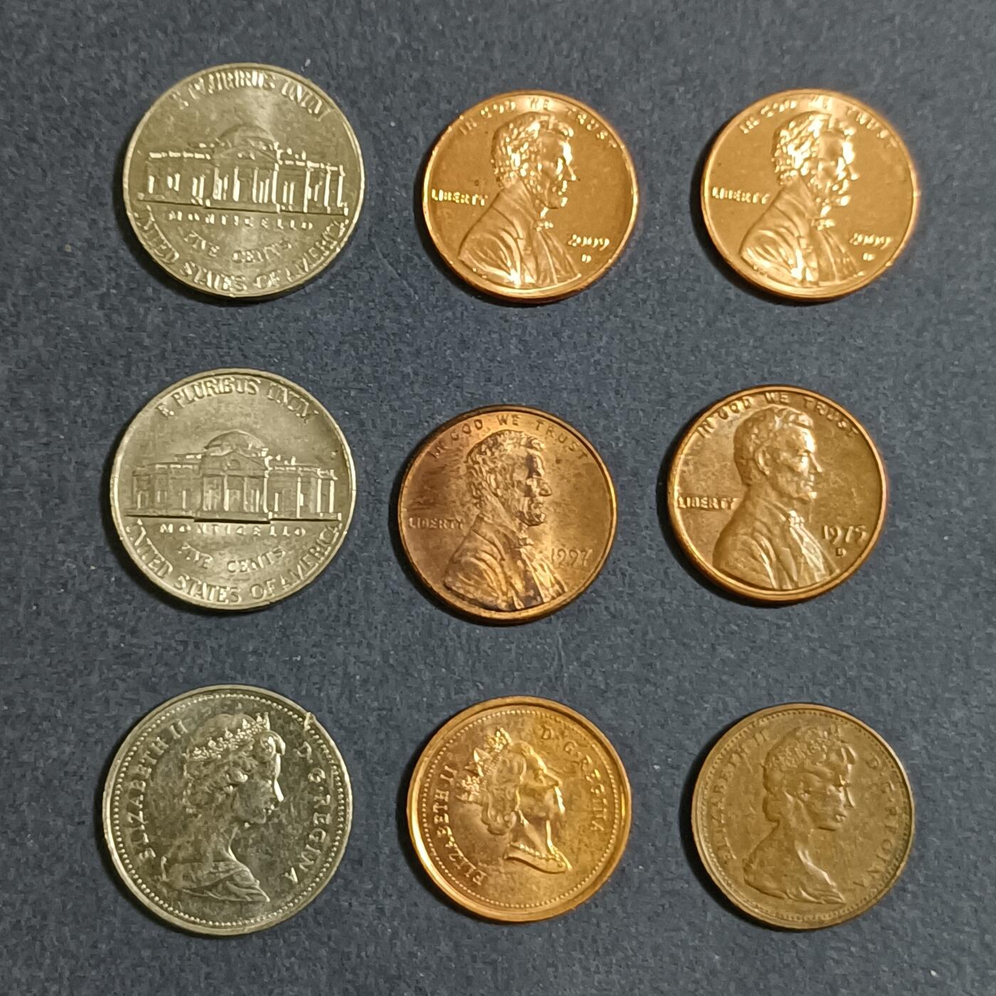 【游宝包邮场】蛇年第104期  美国 加拿大 9枚