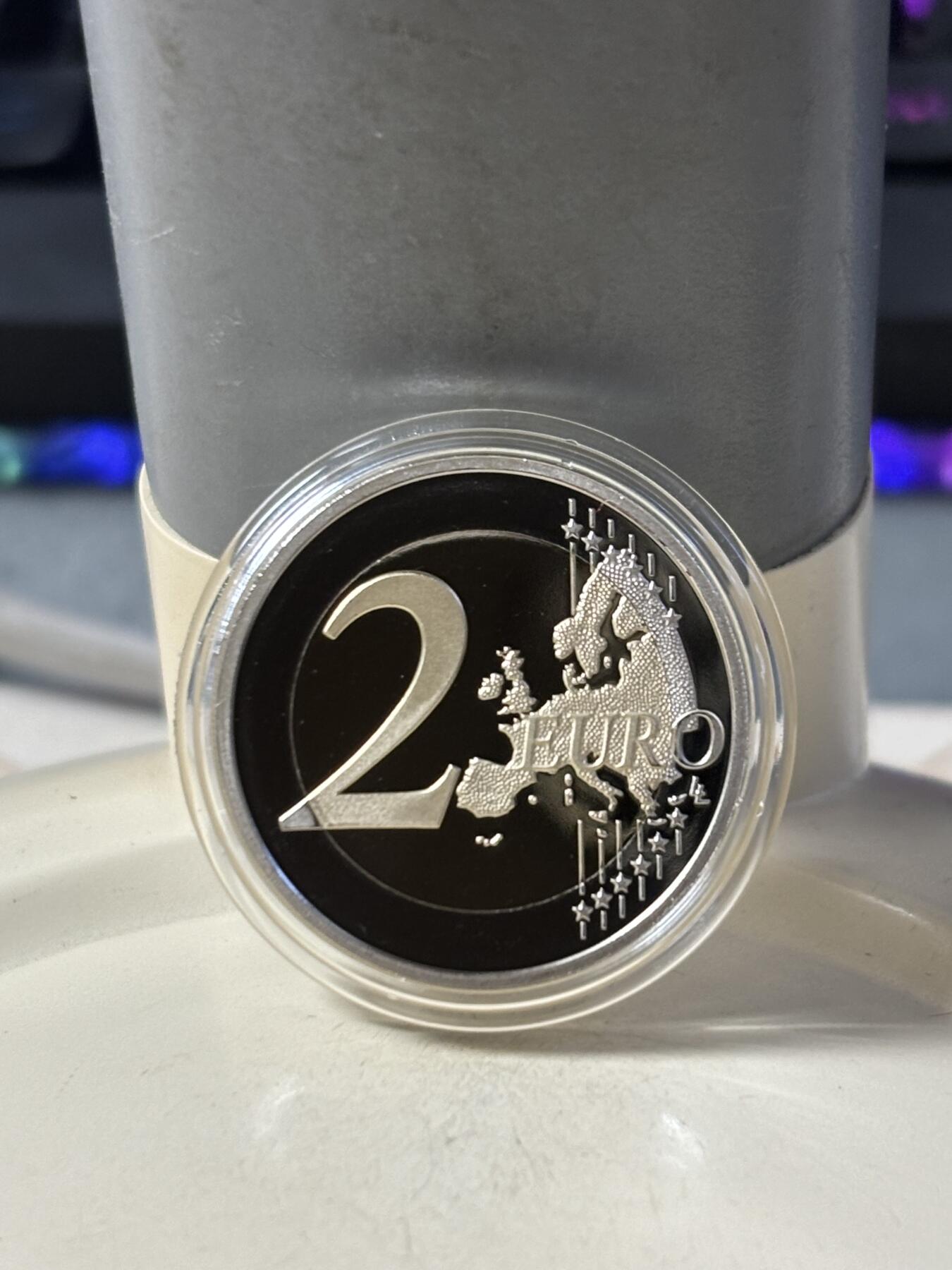 第186期拍卖 法国2022年巴黎2024夏季奥运会2欧精制版纪念币