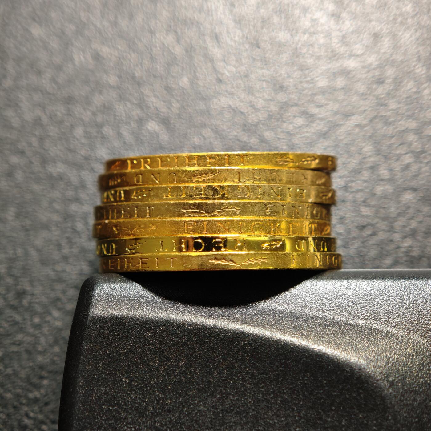 【德藏】世界币章拍卖第160期 7枚一组 德国2马克铜币 直径约：26.7mm/枚；重约：7g/枚