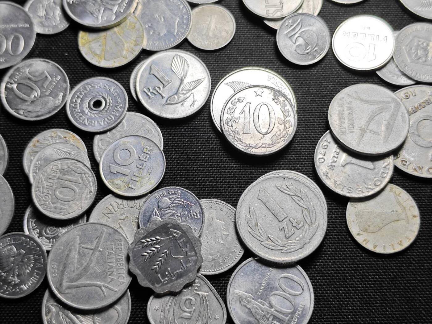 KK钱币收藏小铺 《套币 好品/批量散币专场》  2月预留时间 周末发货  各国各面值铝币一组100枚！