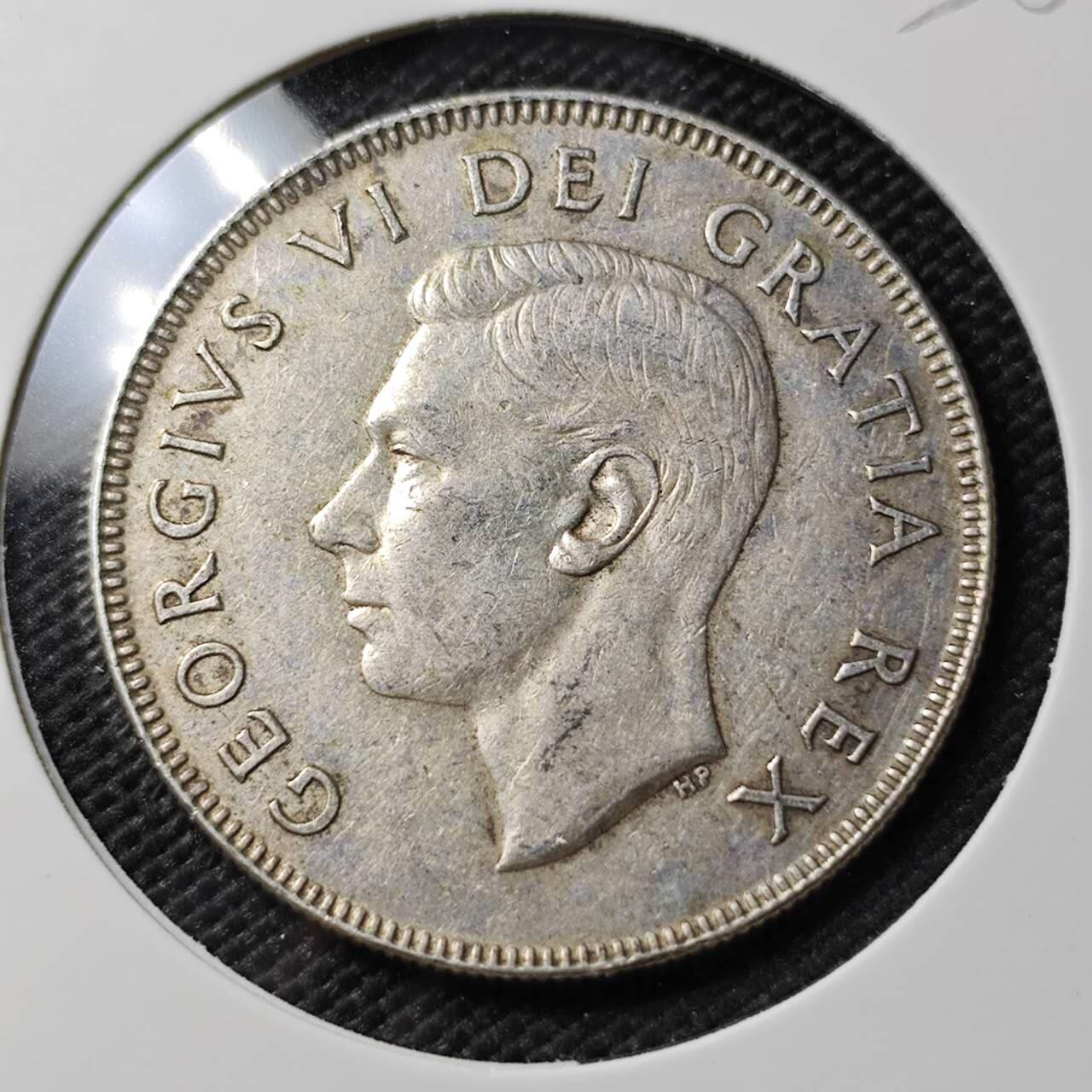 KK钱币收藏小铺 《套币 好品/批量散币专场》  2月预留时间 周末发货  1952英国半克朗银币