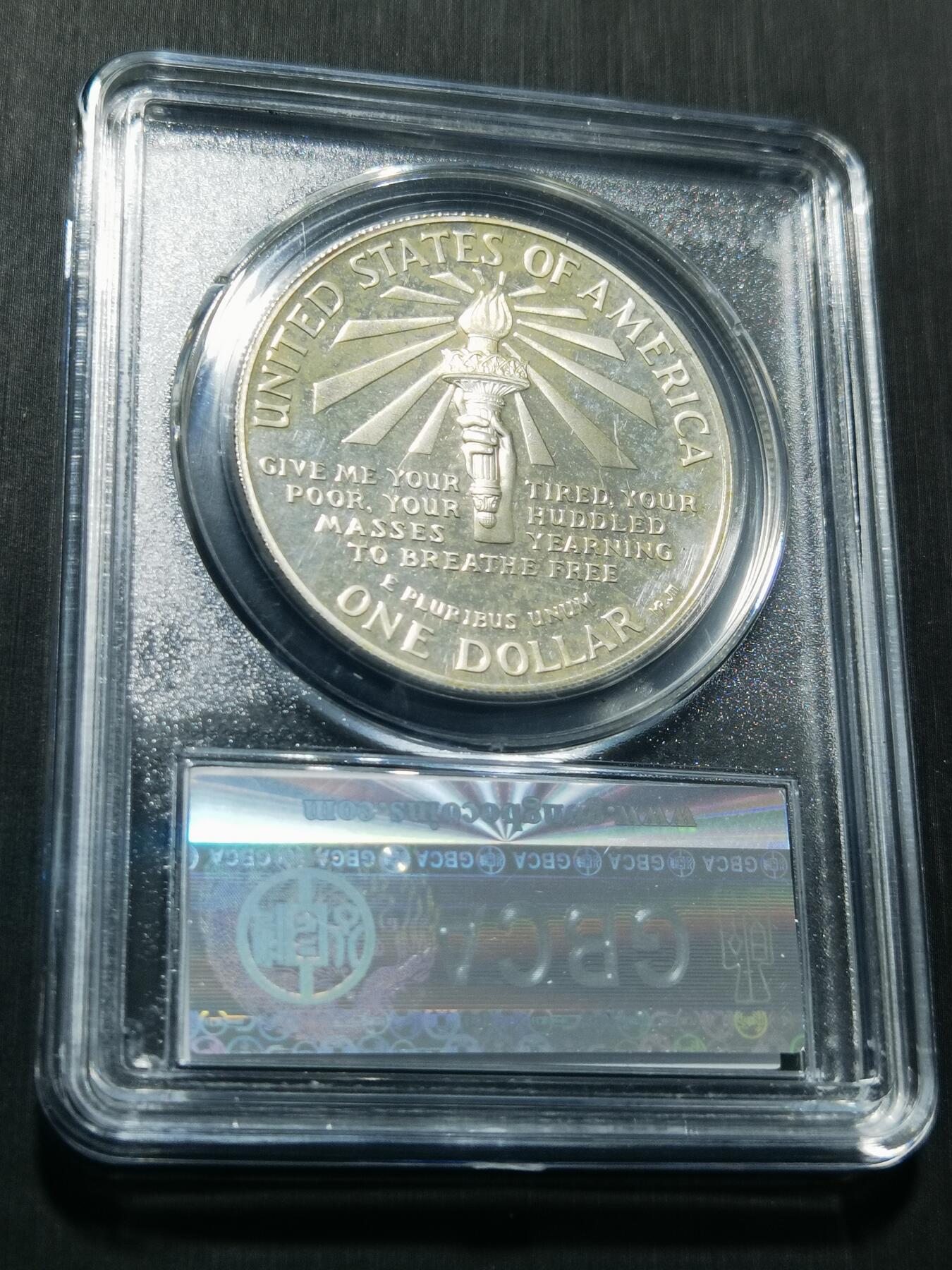 天下钱庄专场欢迎参拍 美国自由女神像一美元银币