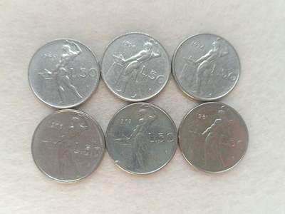 君烨收藏 0元起拍 散币场 每天一场 可留存 第21场 周日发货 - 20意大利50里拉