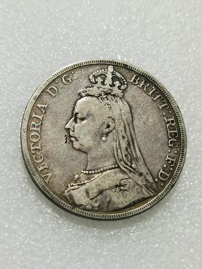 天下钱庄专场欢迎参拍 - 英国维多利亚马剑银币