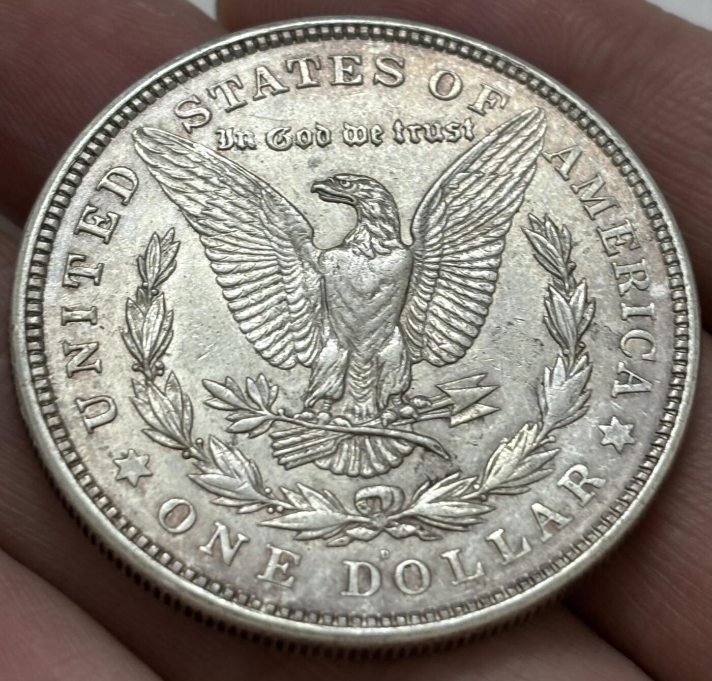 文馨钱币收藏 迎新纳福2026新年第一场（第 287 场）金银老铜币拍卖 好品 1921 年美国摩根鹰洋一美元银元 D 版