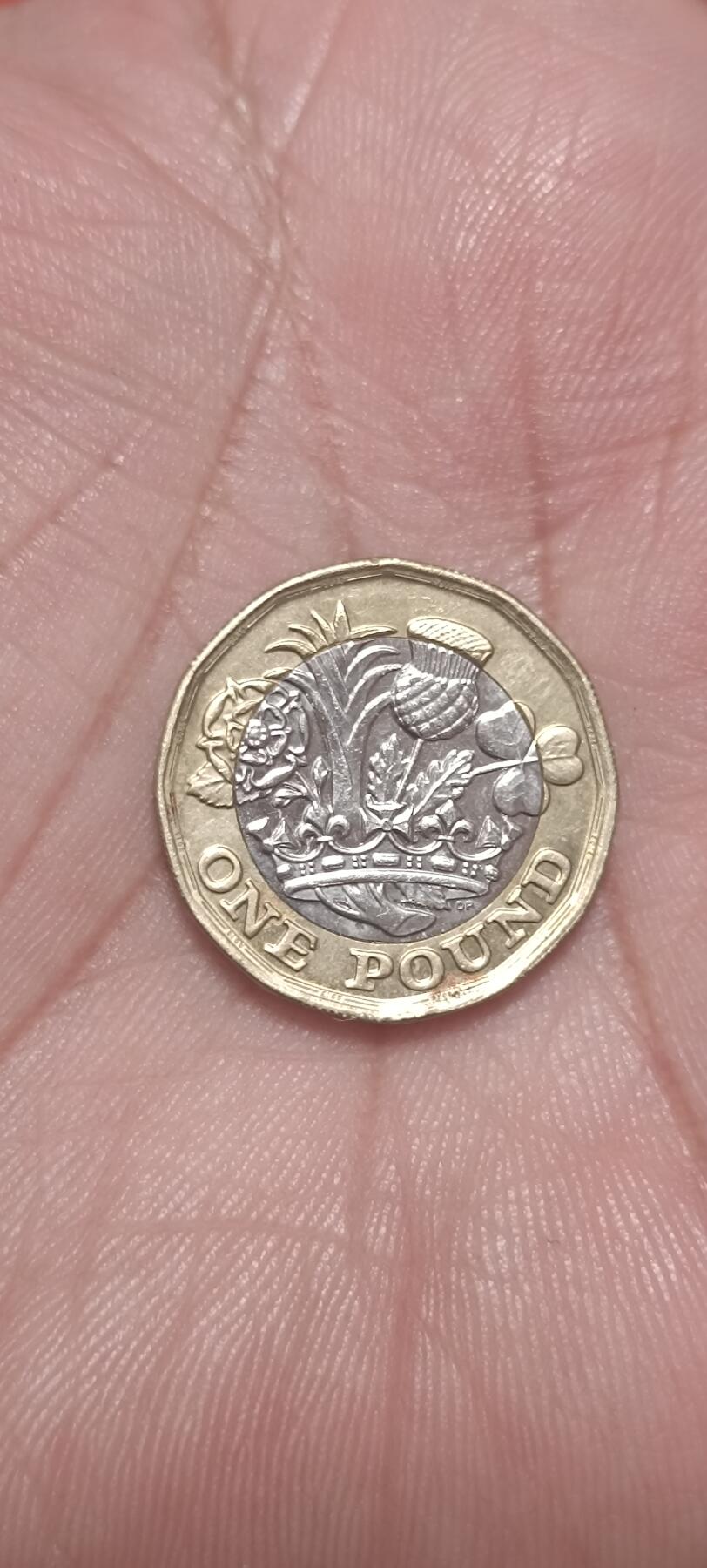 万国钱币阁第一场【元旦场】 英国双色晚年女王版1英镑