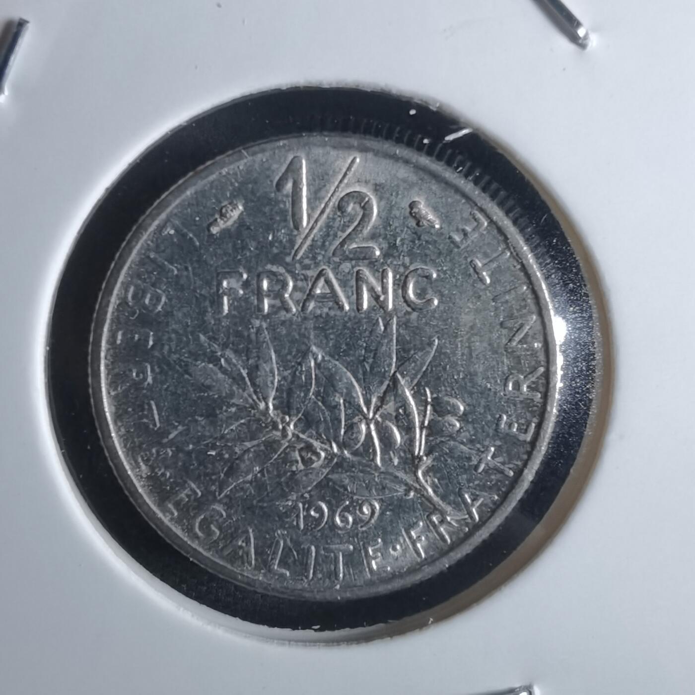 沼泽如烟--第951场 法国1969年半法郎