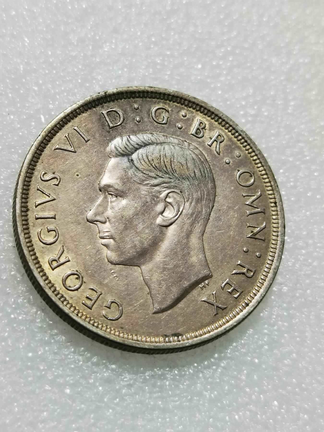 天下钱庄专场欢迎参拍 英国乔治六世登基克朗银币