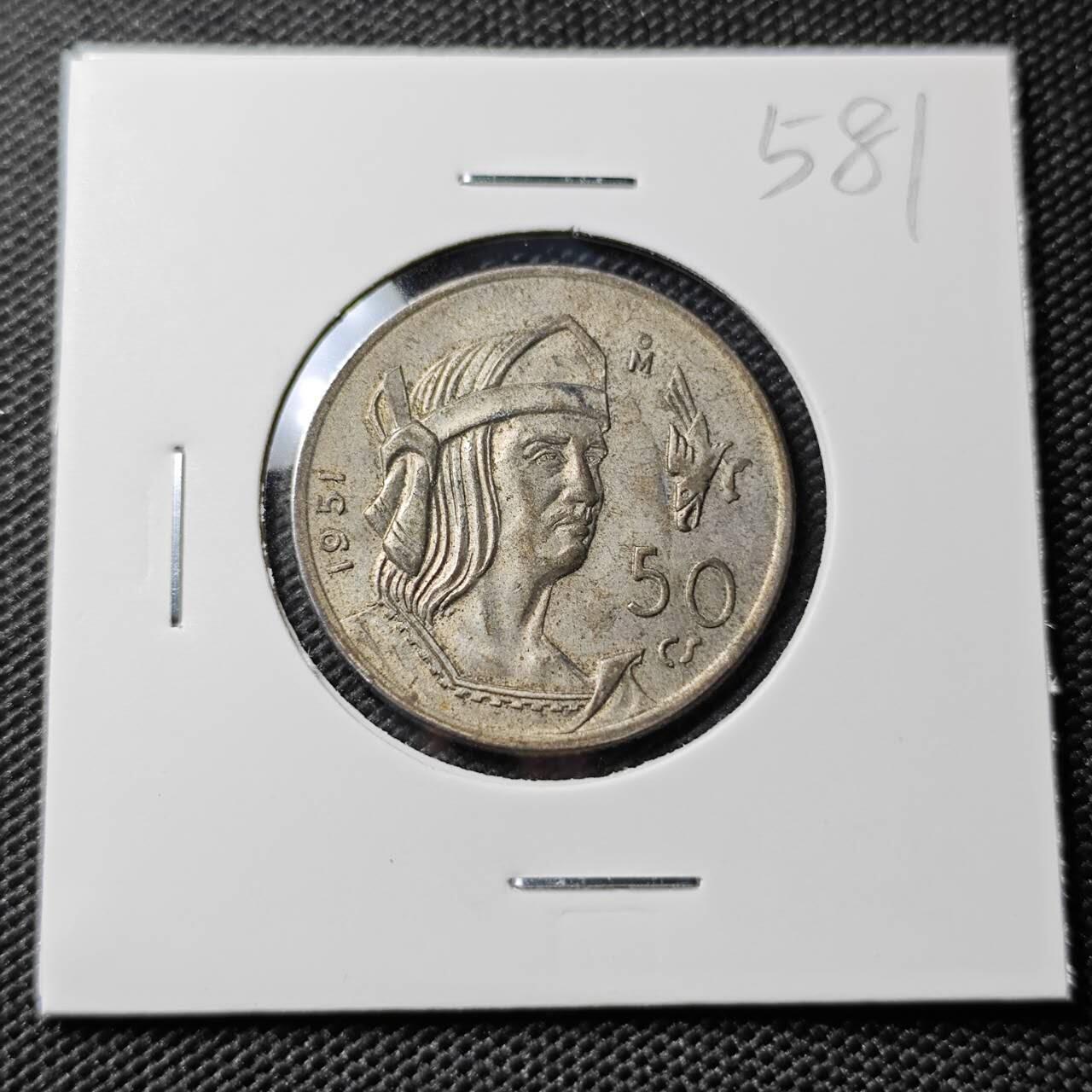 KK钱币收藏小铺 《套币 好品/批量散币专场》  2月预留时间 周末发货  墨西哥50分银币