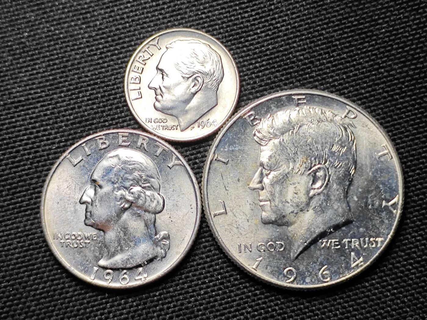 KK钱币收藏小铺 《套币 好品/批量散币专场》  2月预留时间 周末发货  美国银币一组