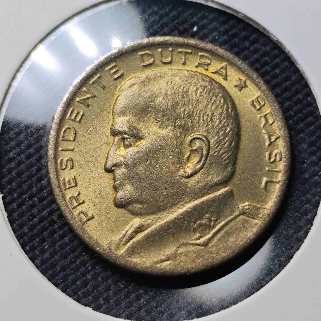 KK钱币收藏小铺 《套币 好品/批量散币专场》  2月预留时间 周末发货  1955巴西50分 好品