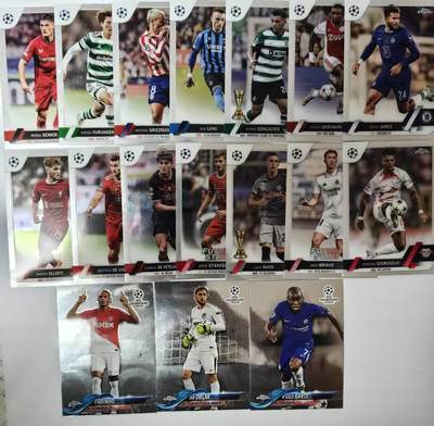 龙虎卡牌-七零场，2026首场，全场包邮！！（无佣金，周六结拍，欢迎送拍） - 17张不重复 折射卡Topps Chrome出品