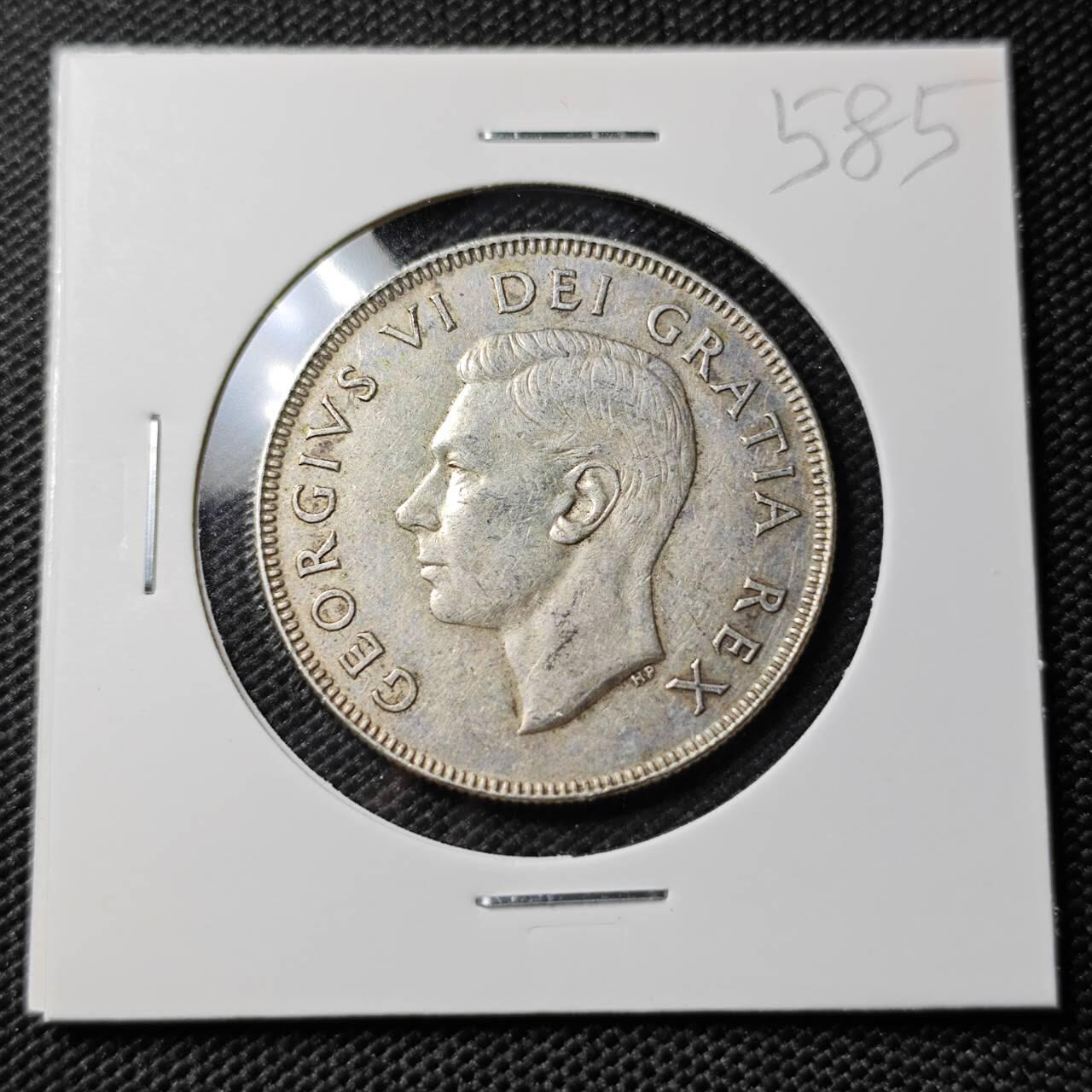 KK钱币收藏小铺 《套币 好品/批量散币专场》  2月预留时间 周末发货  1952英国半克朗银币