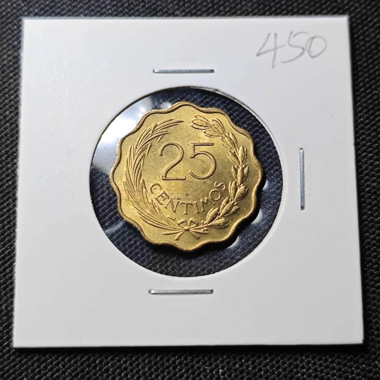 KK钱币收藏小铺 《套币 好品/批量散币专场》  2月预留时间 周末发货  1953巴拉圭25分 好品铜币