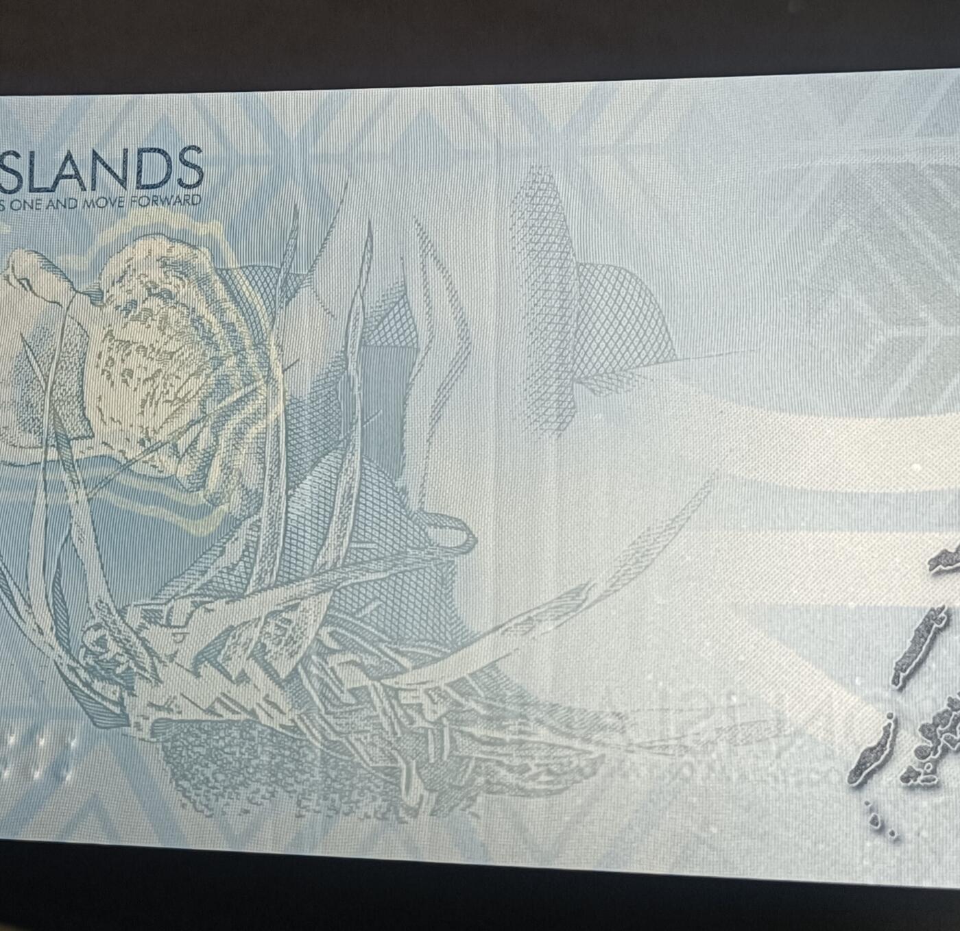 【游宝包邮场】蛇年第104期  所罗门群岛-40元【独立40周年纪念钞 近新AU- 压痕明显】